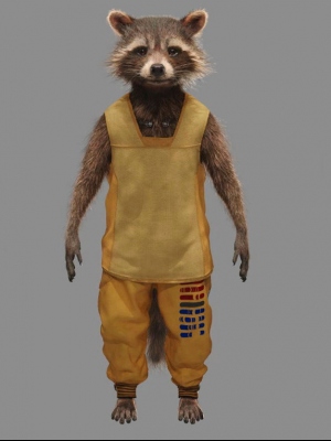 Vorlage für Rocket Raccoon